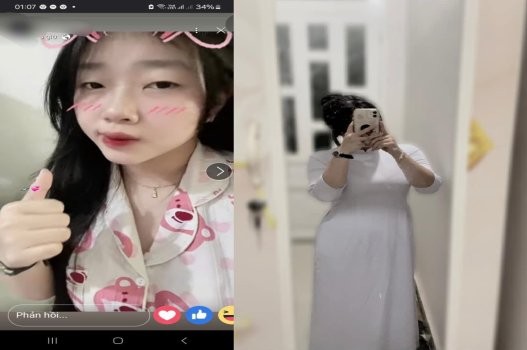 Poster of Clip gợi cảm của nữ sinh Trần Linh mông đẹp