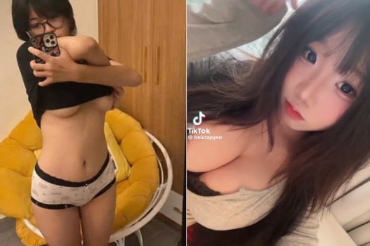 Poster of Cô gái TikTok xinh đẹp hồn nhiên nhưng rất gợi cảm