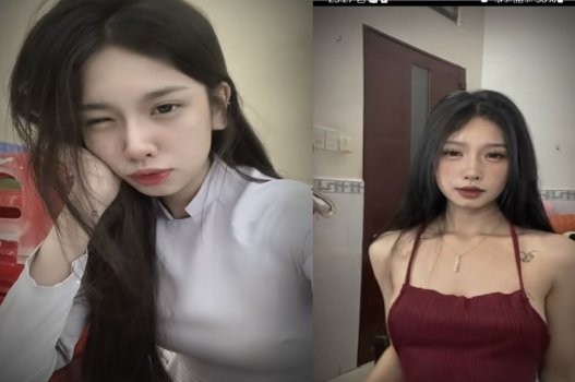 Poster of Cô nàng xinh đẹp thách thức Trần Hà Linh với màn sex đỉnh cao