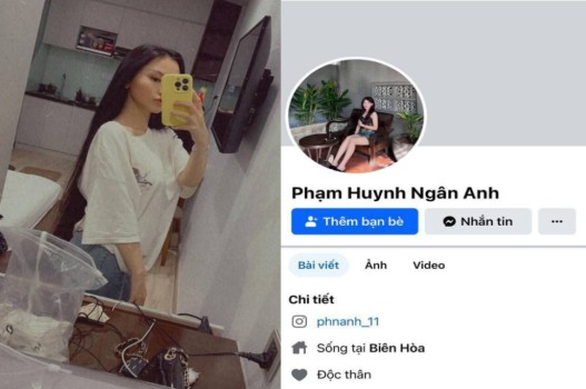 Poster of Ngân Anh lộ video dập nhau tơi tả